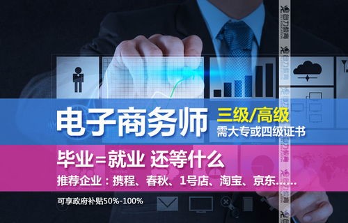 关于电子商务专业的中级证书