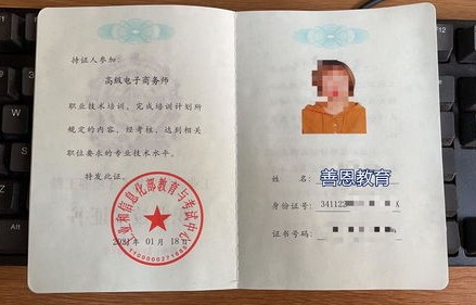 电子商务专业从业资格证